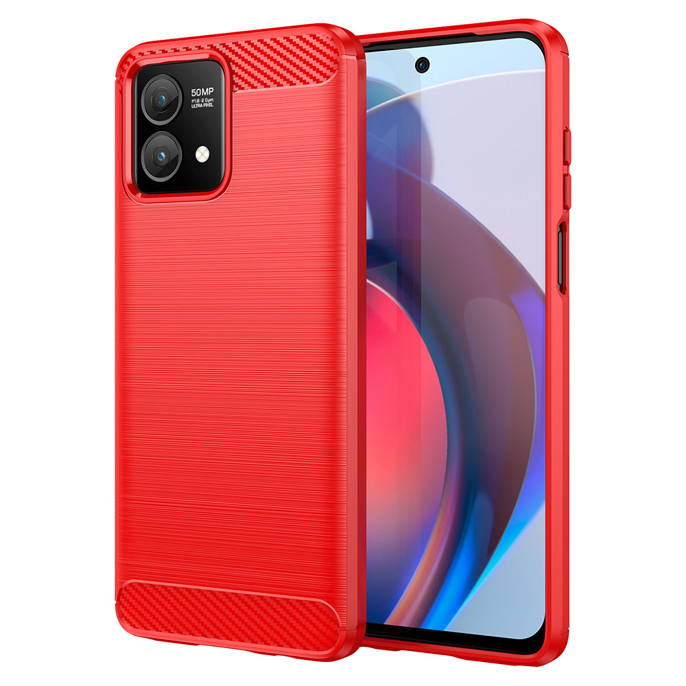 For Motorola Moto G Stylus 5G (2023) Phone Case Carbon Fiber Texture Soft TPU Brushed Surface Protective Cover For Motorola Moto G Stylus 5G (2023) Phone Case Carbon Fiber Texture Soft TPU Brushed Surface Protective Cover